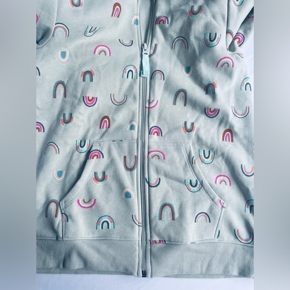 Cat & Jack, Girls Zip Up Hoodie Jacket - Picture 7 of 8